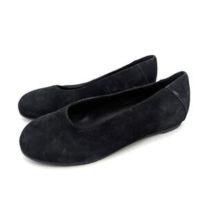 Eileen Fisher Una Hidden Wedge Ballet Flat Women's Black Size US6.5 EU37